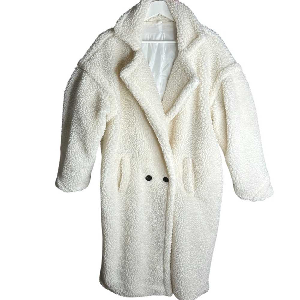 White Fuzzy Winter Coat